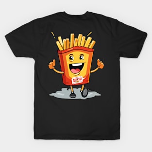 kawaii french fries T-Shirt cute potatofood T-Shirt